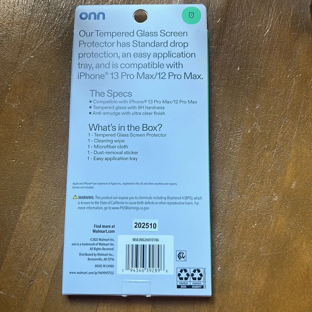 On Running Tempered Glass Screen Protector for iPhone 13 Pro Max - Green